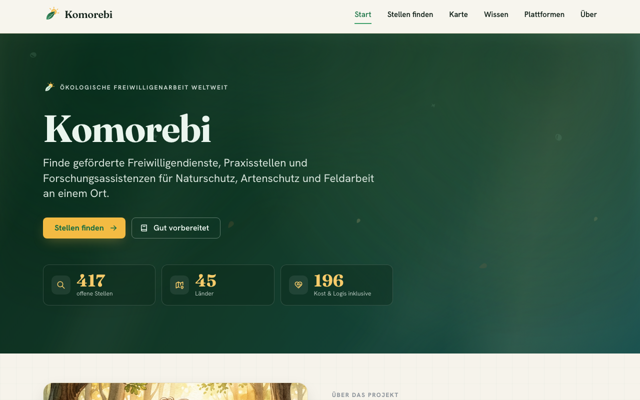 Screenshot von Komorebi