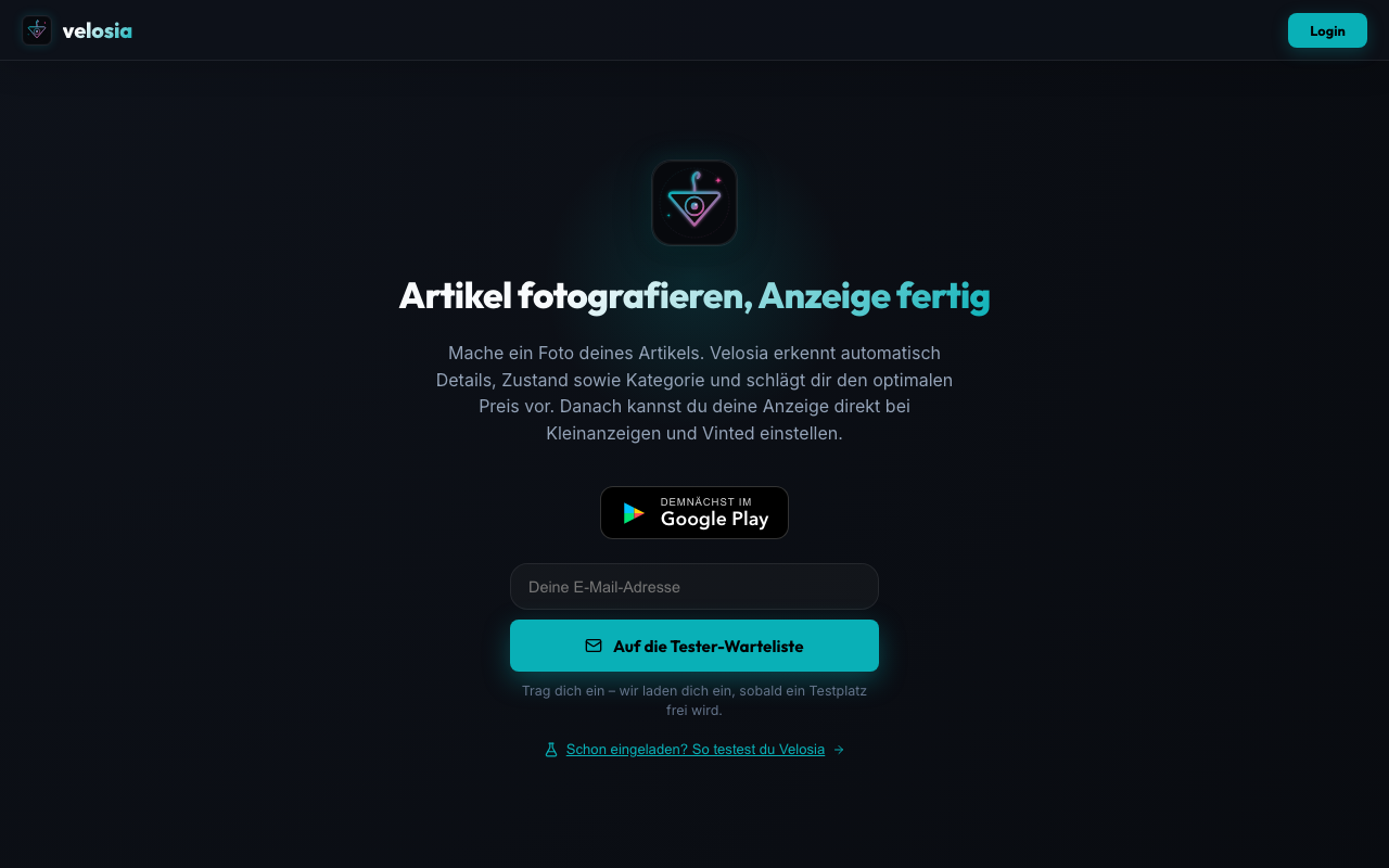 Screenshot von Velosia
